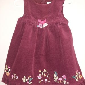 Gymboree Happy Hedgehog Pinafore Jumper Dress 18